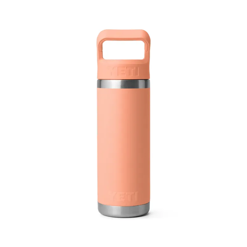 YETI Rambler 18oz Colour Straw Bottle 2.0 Lowcountry Peach-1