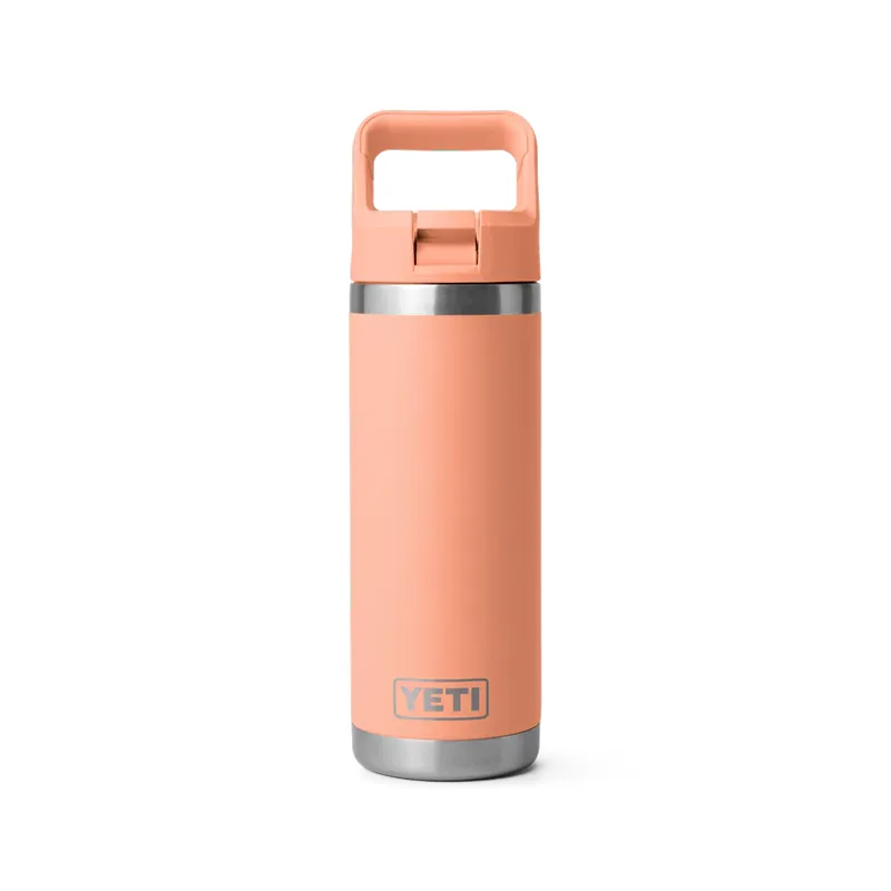 YETI Rambler 18oz Colour Straw Bottle 2.0 Lowcountry Peach