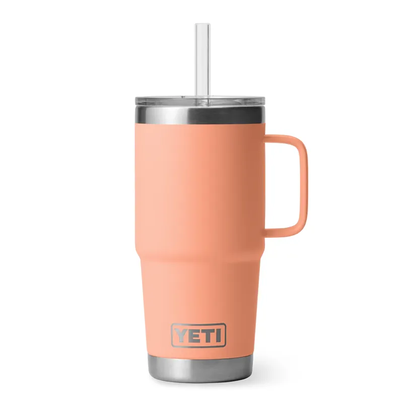 YETI Rambler 25oz Straw Mug 2.0 Lowcountry Peach