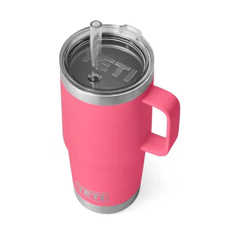 YETI Rambler 25oz Straw Mug 2.0 Tropical Pink-2