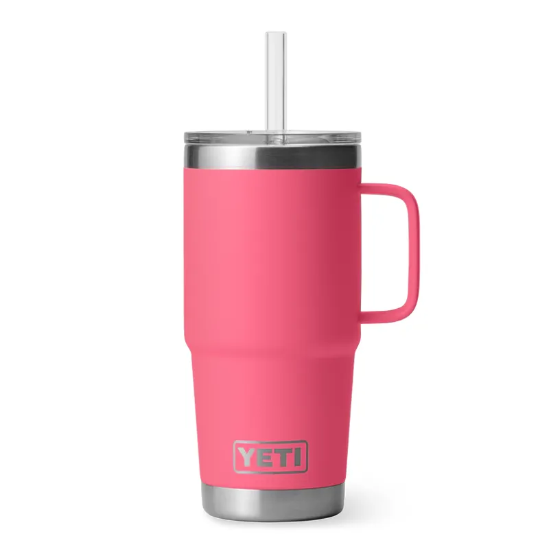 YETI Rambler 25oz Straw Mug 2.0 Tropical Pink