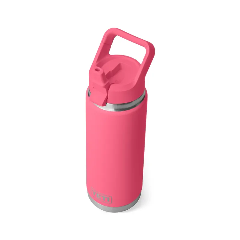 YETI Rambler 26oz Colour Straw Bottle 2.0 Tropical Pink-2