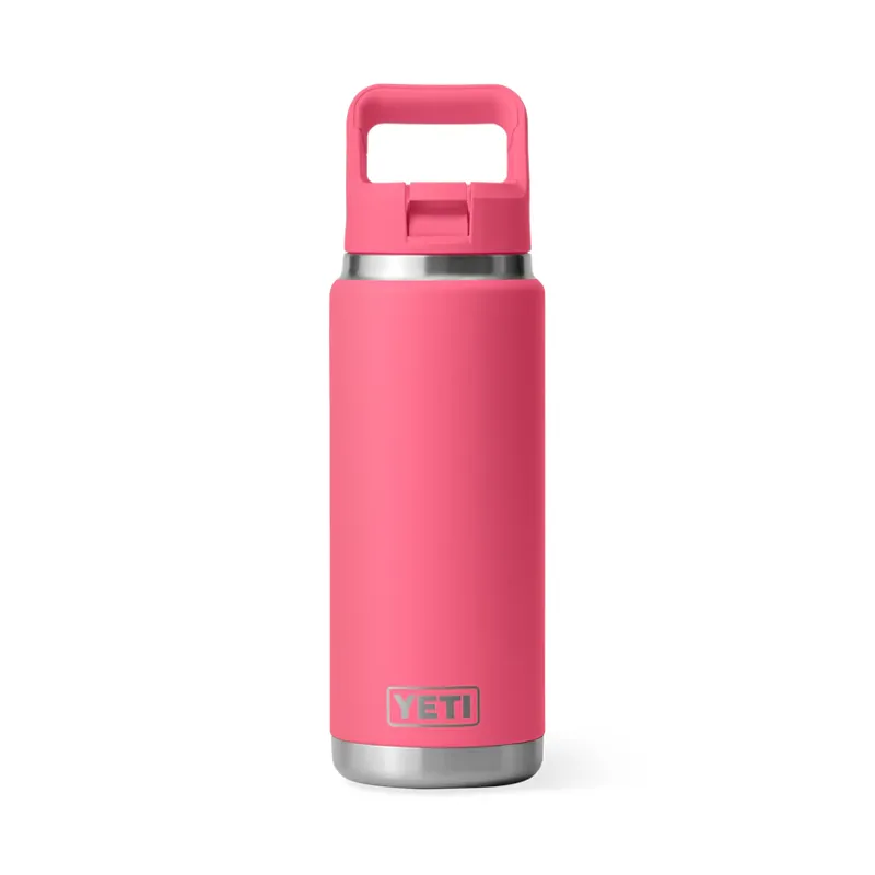 YETI Rambler 26oz Colour Straw Bottle 2.0 Tropical Pink