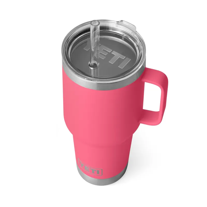 YETI Rambler 35oz Straw Mug 2.0 Tropical Pink-2