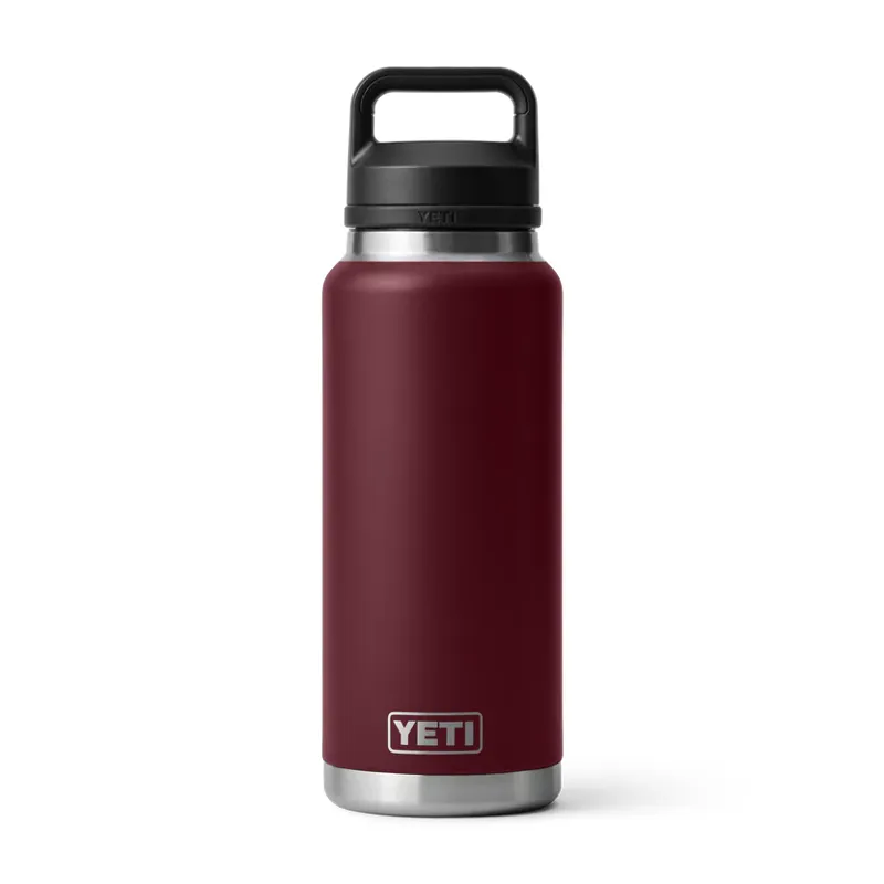 YETI Rambler 36oz Bottle Chug Cap Wild Vine Red