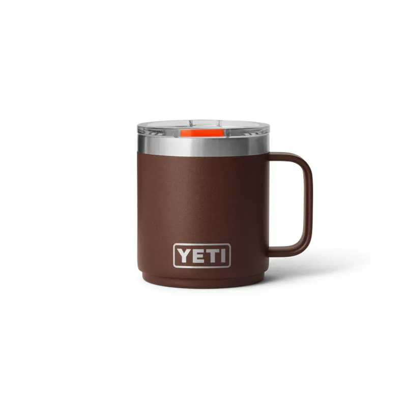 YETI Rambler 10oz Mug Mag Slider Lid 2.0 Wetlands Brown