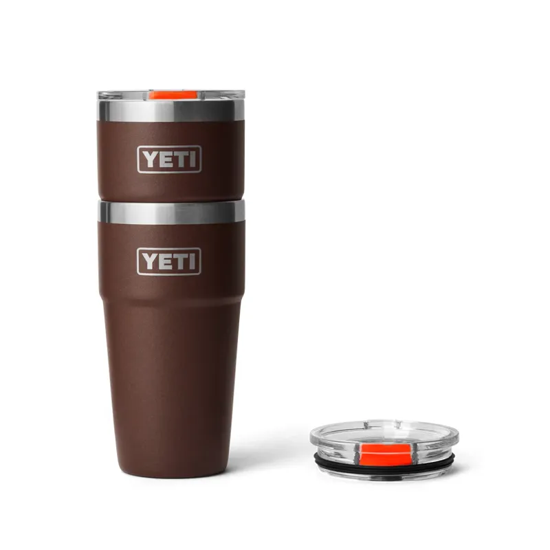YETI Rambler 20oz Stackable Cup 2.0 Wetlands Brown-3
