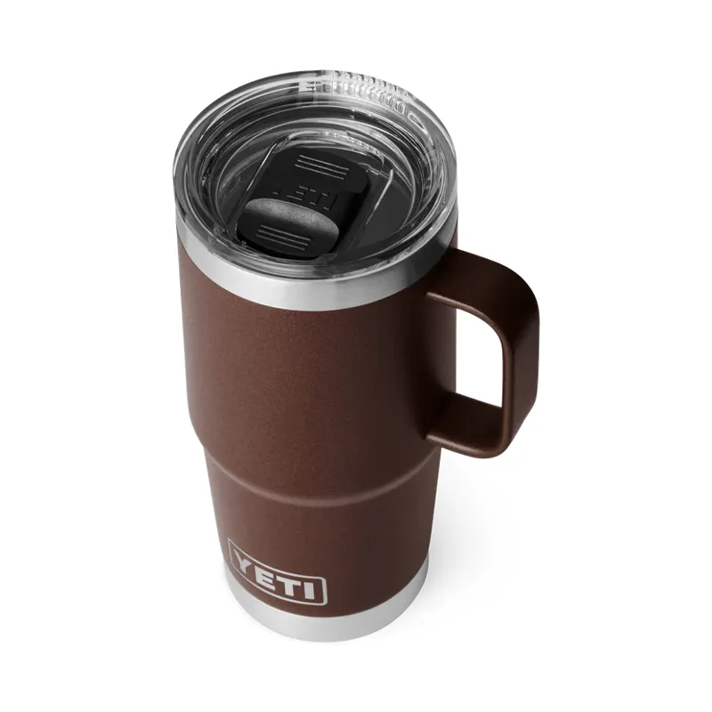YETI Rambler 20oz Travel Mug 2.0 Wetlands Brown-1