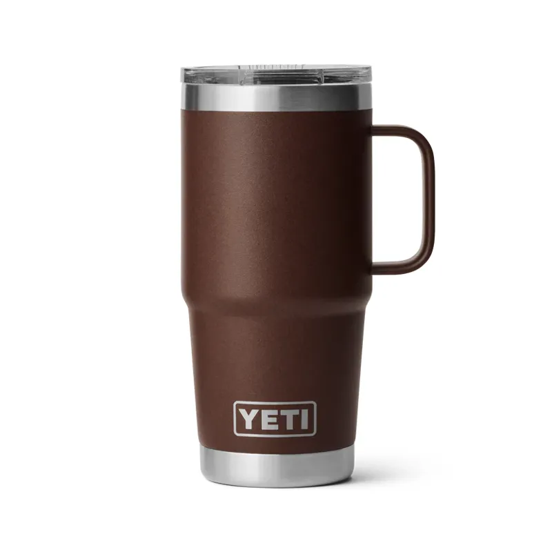 YETI Rambler 20oz Travel Mug 2.0 Wetlands Brown