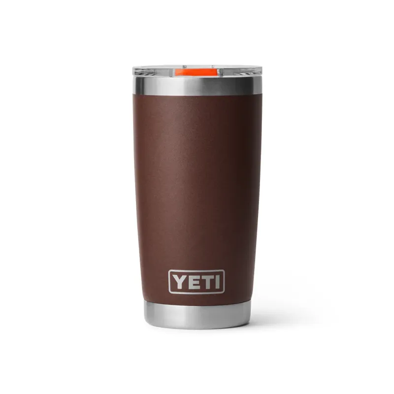 YETI Rambler 20oz Tumbler 2.0 Wetlands Brown