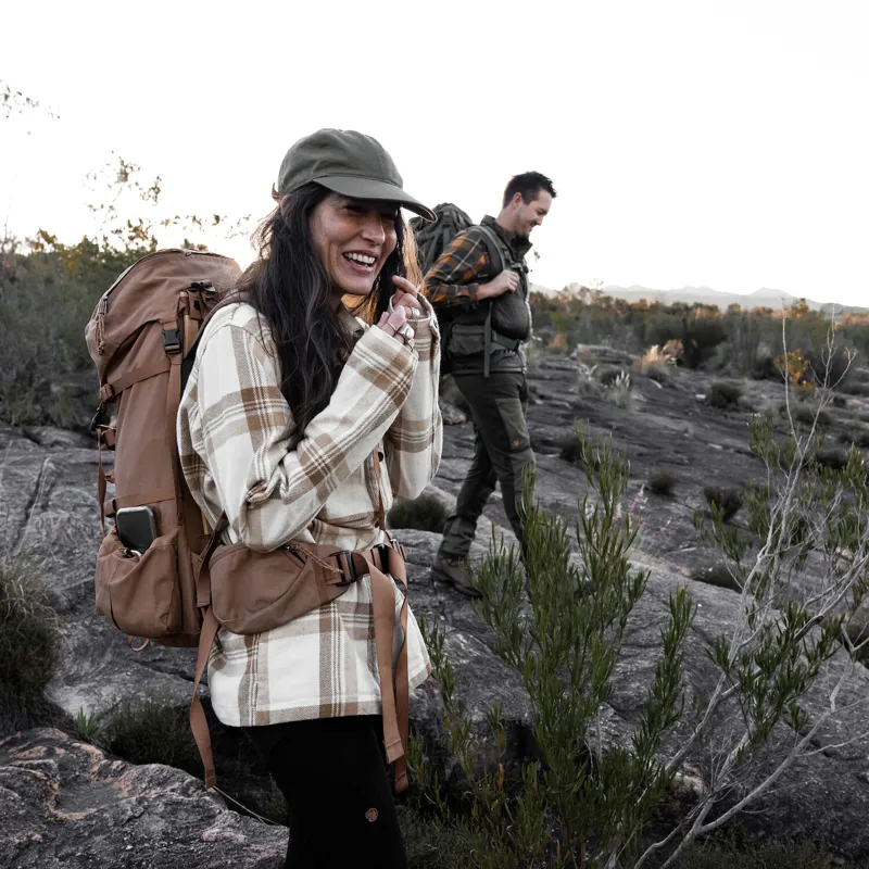 Fjallraven Women's Singi Flannel Overshirt Autumn Leaf-7