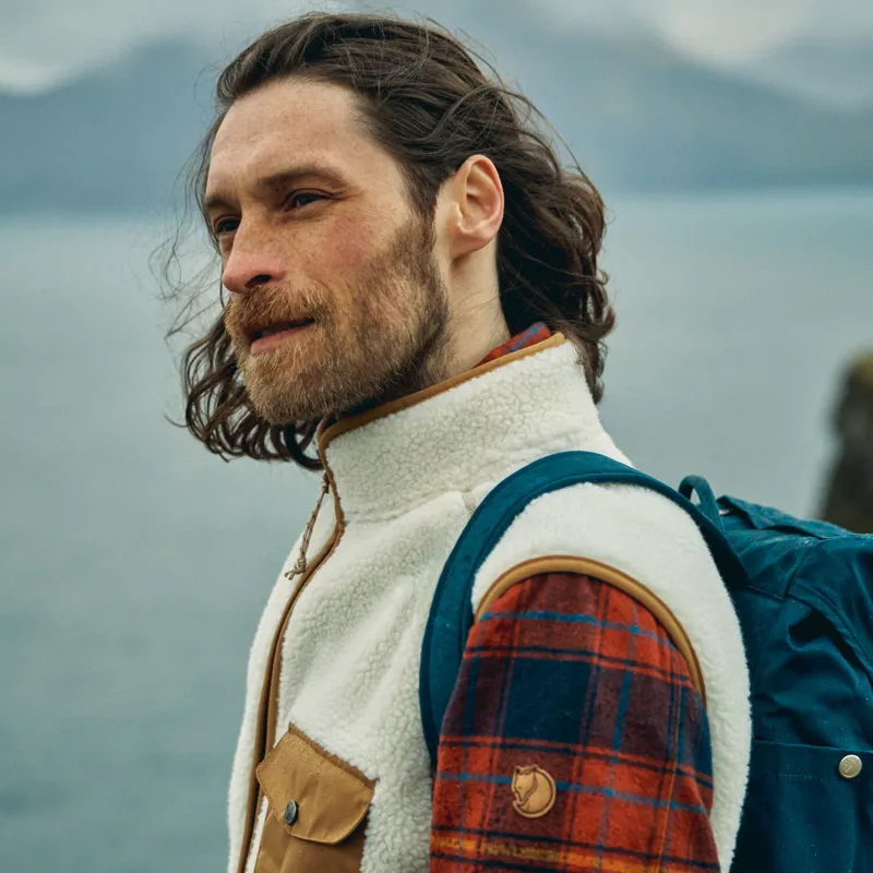 Fjallraven Mens Vardag Pile Vest Black/Dark Grey-4