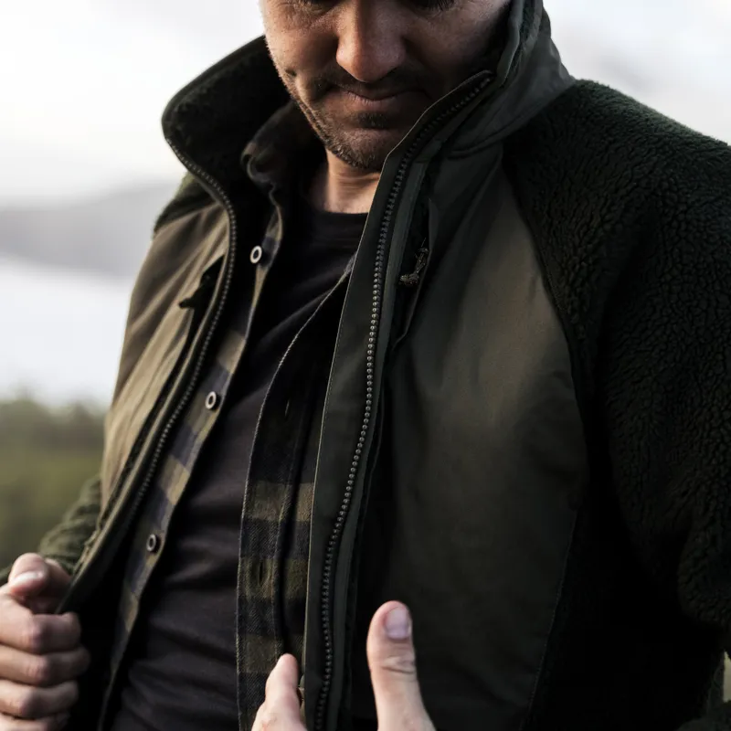 Fjallraven Men's Vardag Pile Jacket Deep Forest/Laurel Green-9