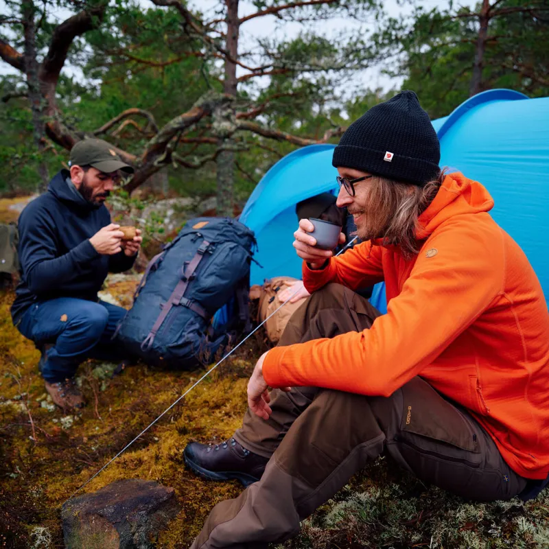 Fjallraven Men's Abisko Grid Fleece Hoodie Black-13