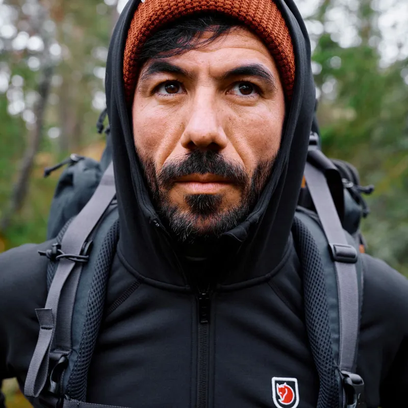 Fjallraven Men's Expedition Fleece Hoodie Black-11
