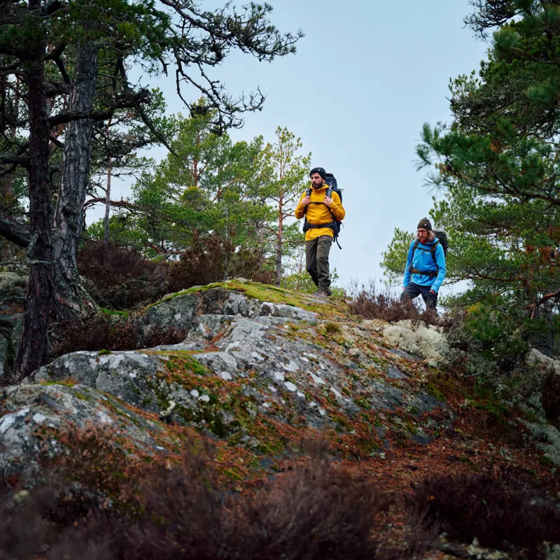 Fjallraven Men's Abisko Grid Fleece Hoodie Mountain Blue-12