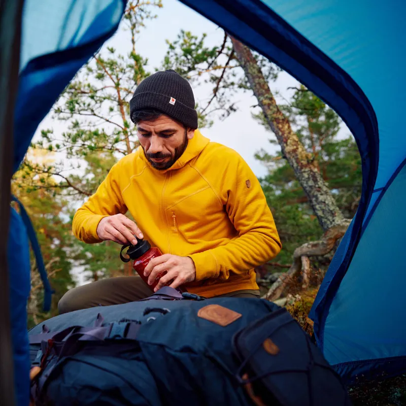 Fjallraven Men's Abisko Grid Fleece Hoodie Deep Forest-13