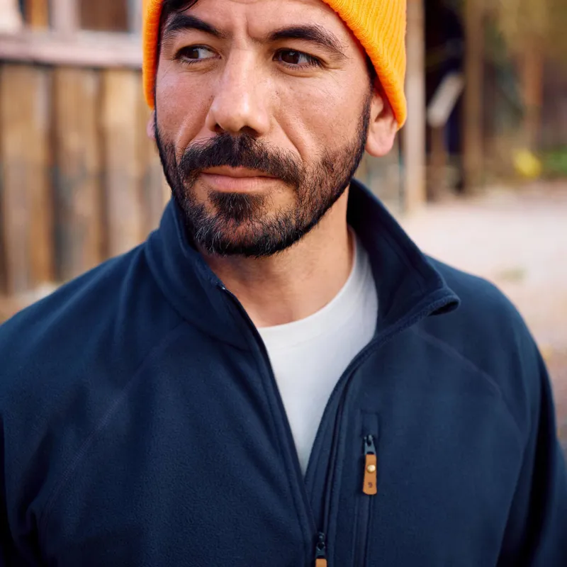 Fjallraven Men's Ovik Lite Fleece Half Zip Black-12