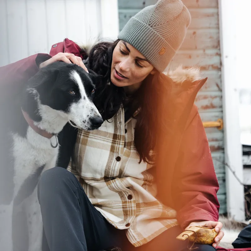 Fjallraven Women's Singi Flannel Overshirt  Chalk Rose /Dusty Rose-8