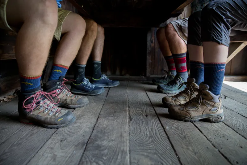 Darn Tough Mens Hiker Micro Crew Cushion Denim-4