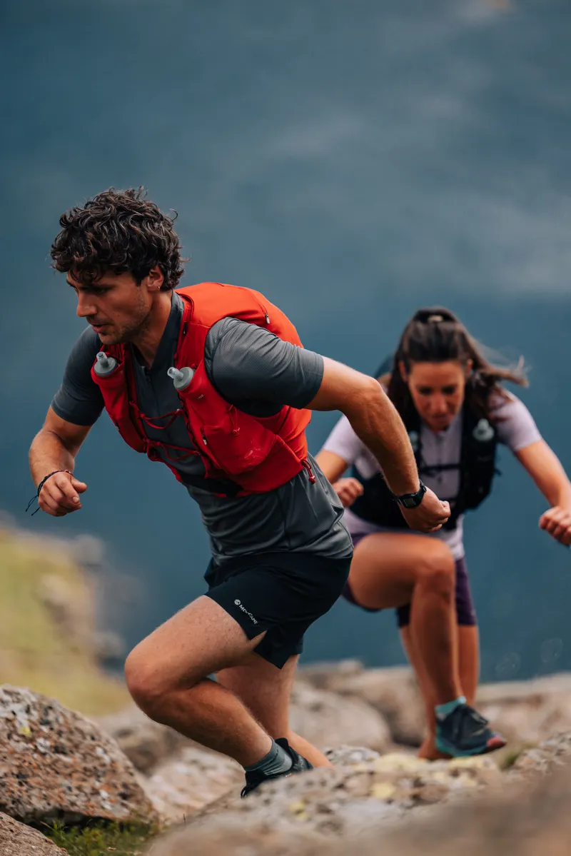 Montane Mens Dart Nano Zip T-Shirt Electric Blue-7