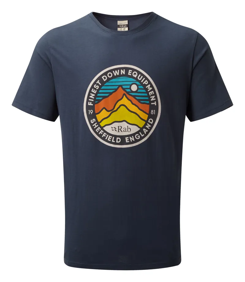 Rab Mens Stance 3 Peaks SS Tee Ink