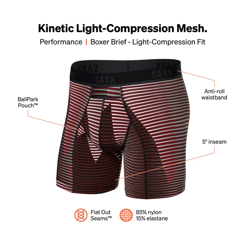 SAXX Mens Kinetic HD Boxer Brief Optic Mountain-4