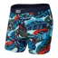 SAXX Men's Vibe Boxer Brief Blue Pop Jungle