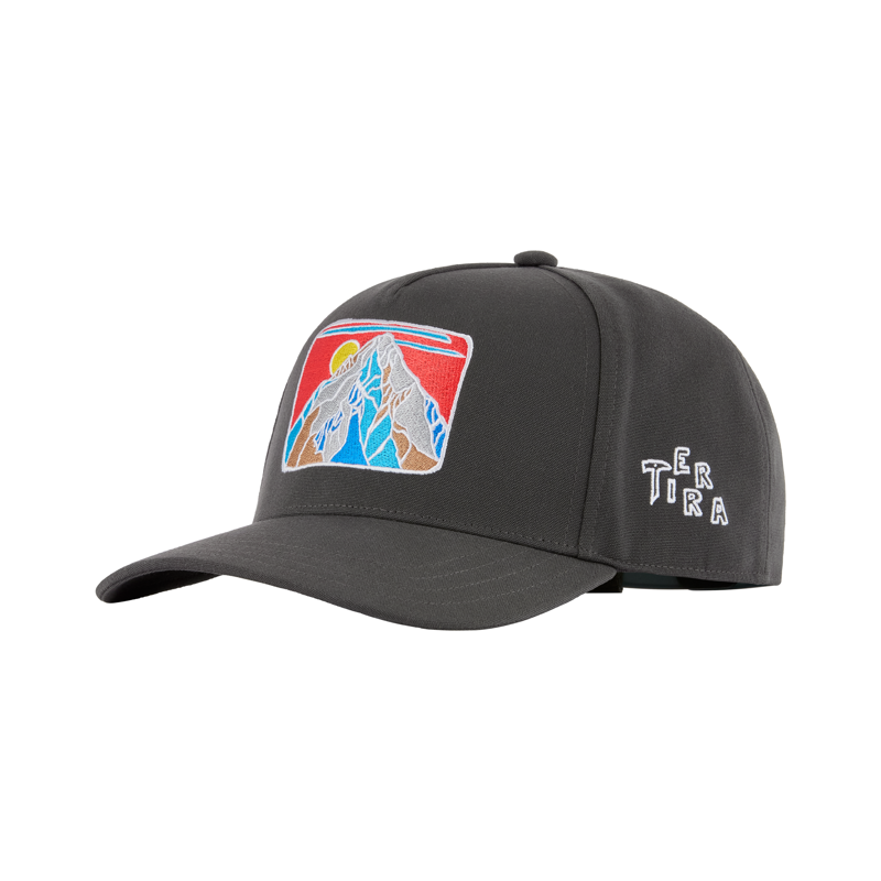 Tierra 5 Panel Sunset Cap Asphalt