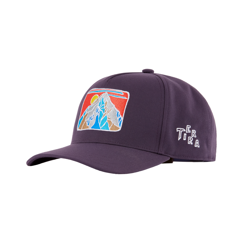 Tierra 5 Panel Sunset Cap Plum