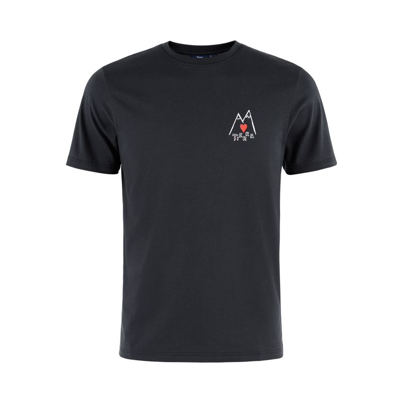 Tierra Mens OC Tee Heart Spring Black