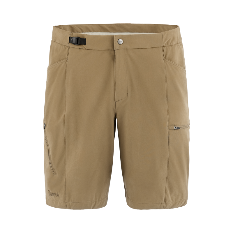Tierra Mens Pace Shorts 2.0 Khaki