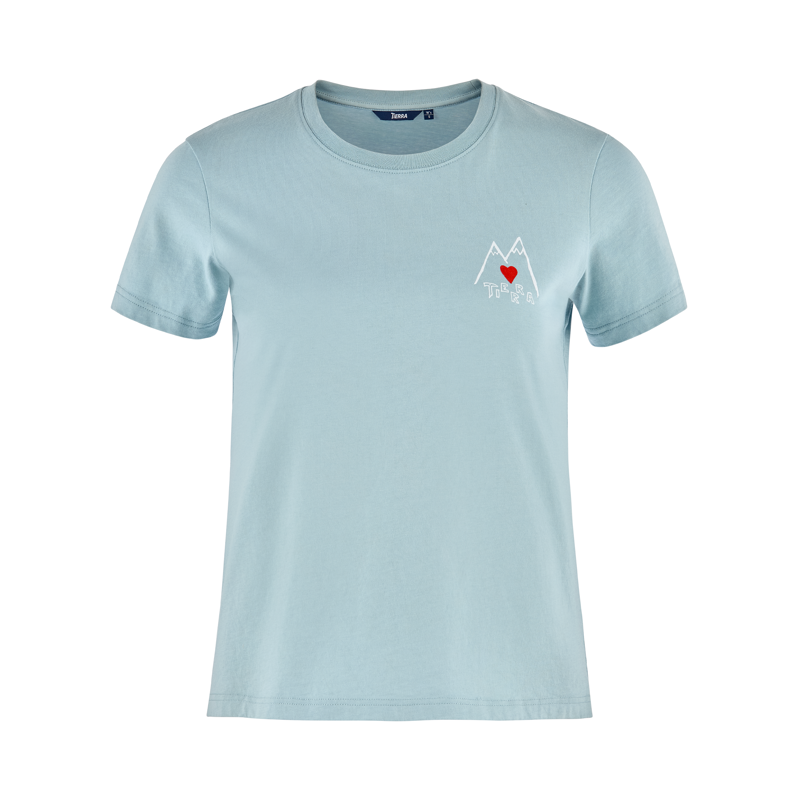 Tierra Womens OC Tee Heart Blue
