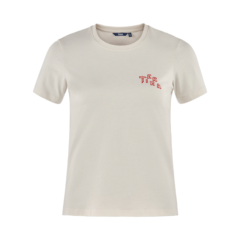 Tierra Womens OC Tee K2 Sunset Cloud White