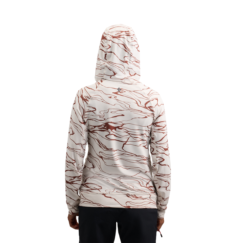 Black Diamond Women's Alpenglow Hood Relief / Chalk / Clay -2