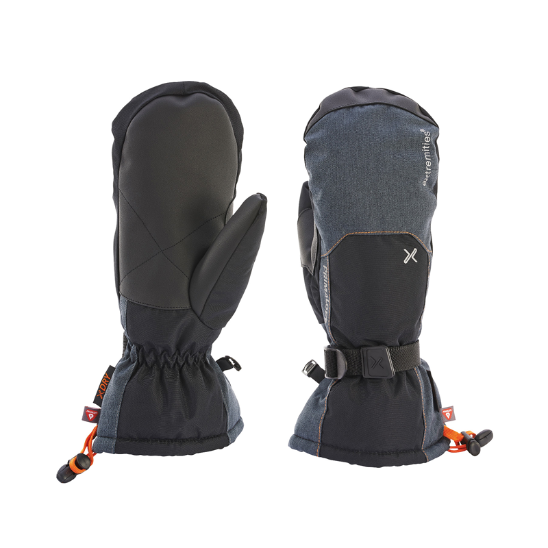Extremities Torres Peak Mitt Tarmac Black / Cloud Grey -1