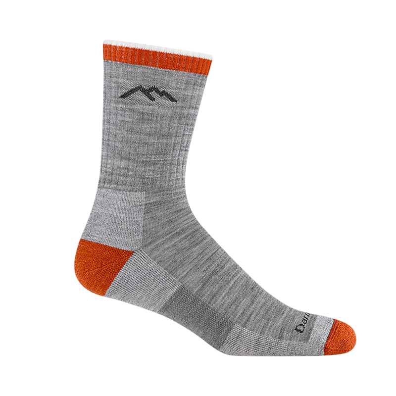 Darn Tough Mens Hiker Micro Crew Cushion Flint