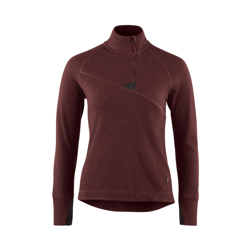 Klättermusen Women's Huge Half Zip Sweater Amaranth Red