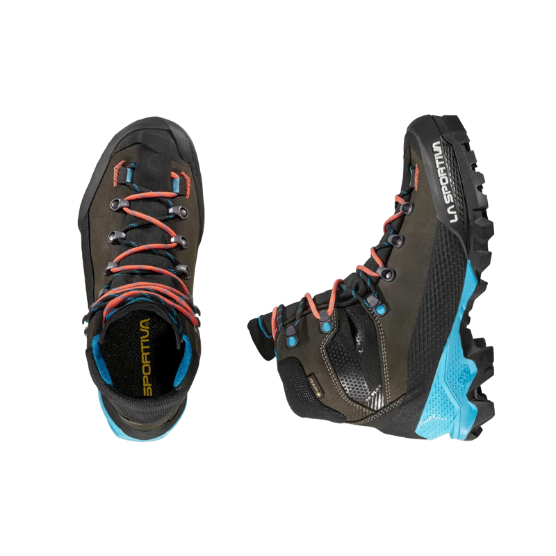 La Sportiva Women's Aequilibrium LT GTX Boot Black / Hibiscus-2