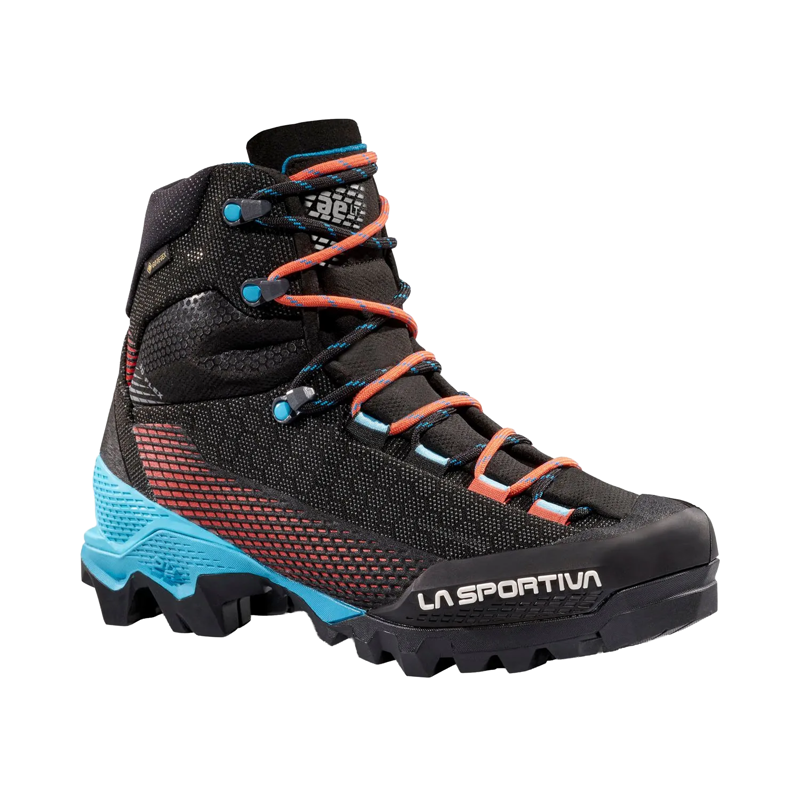 La Sportiva Women's Aequilibrium ST GTX Boot Black / Hibiscus 