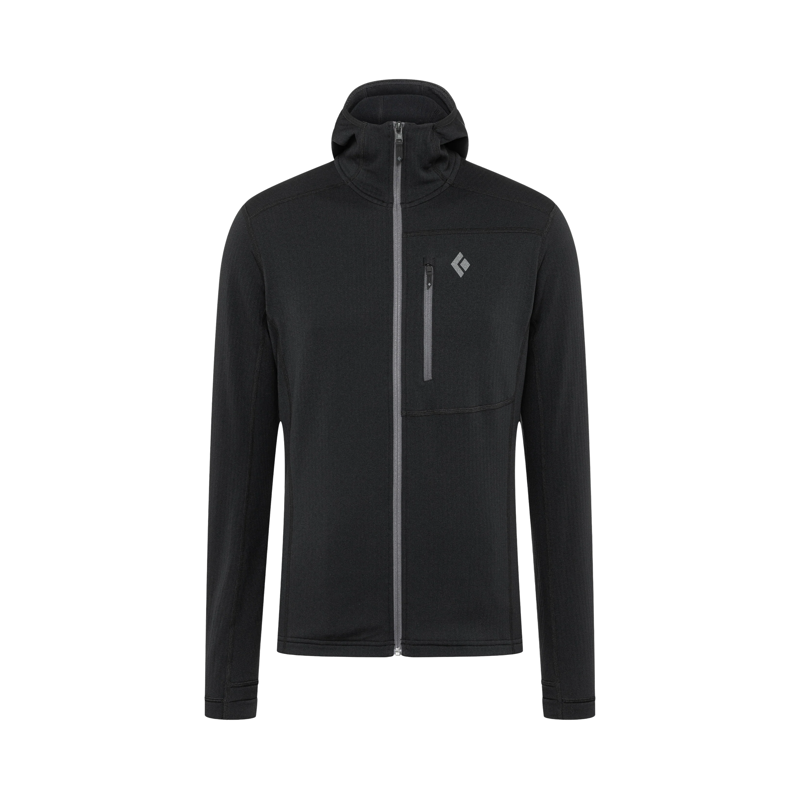 Black Diamond Mens Coefficient Lt Hybrid Hoody Black / Black