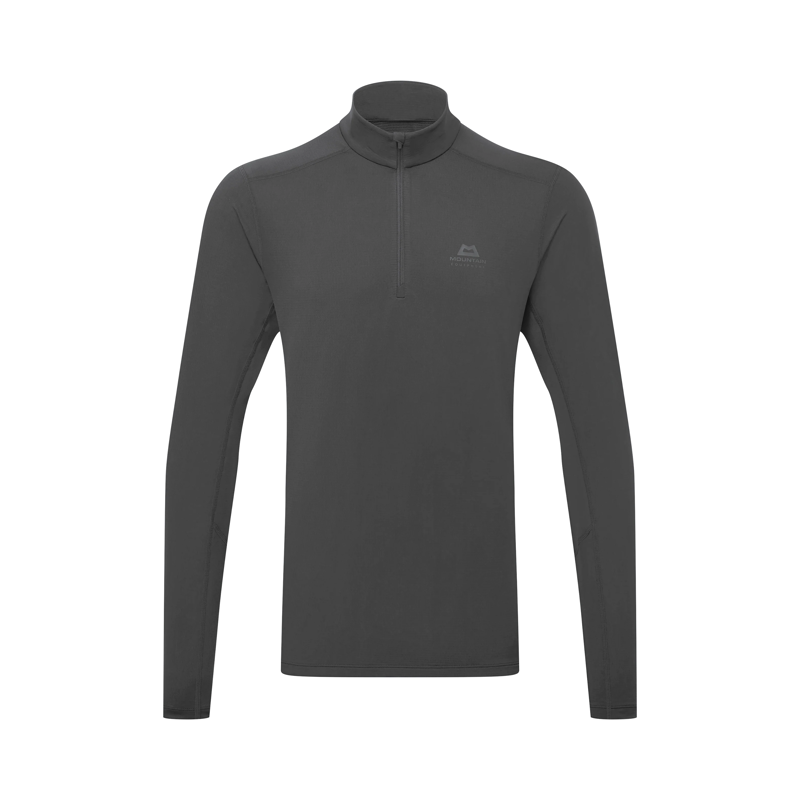 Mountain Equipment Men's Cerrig LS Zip T Black 