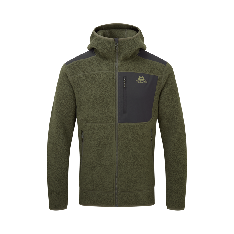 Mountain Equipment Men's Highpile Hooded Jacket Buckthorn / Black