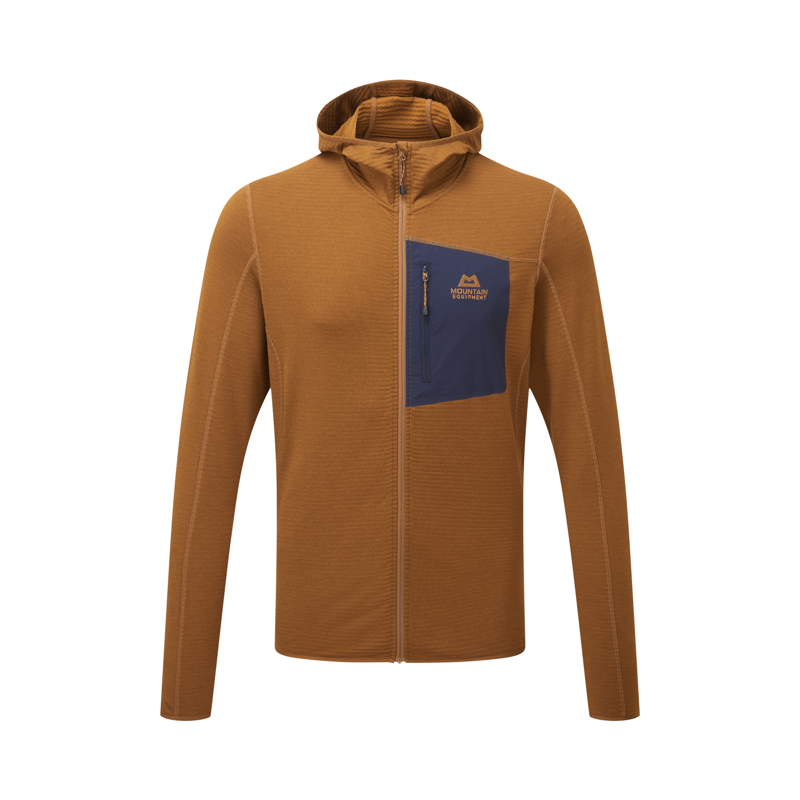 Mountain Equipment Men's Lumiko Hooded Jacket Walnut / Cosmos