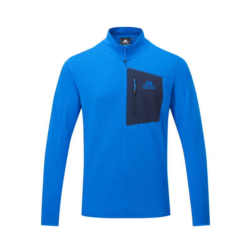 Mountain Equipment Men's Lumiko Zip T Atlantic / Cosmos