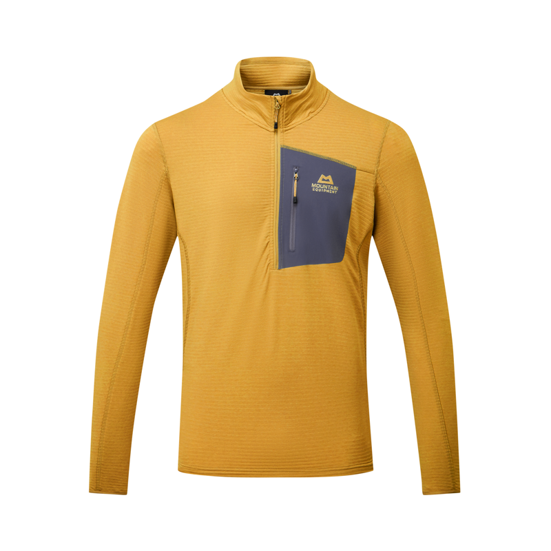 Mountain Equipment Men's Lumiko Zip T Mustard / Ombre 