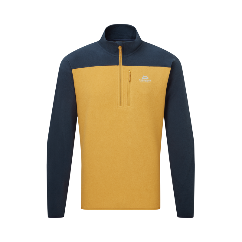 Mountain Equipment Men's Micro Zip-T Mustard / Cosmos