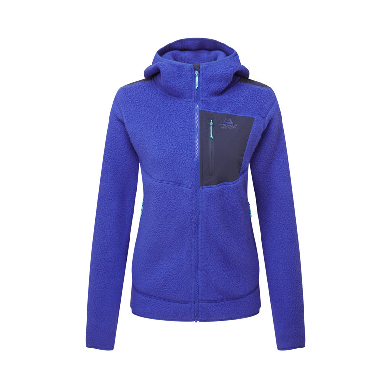 Mountain Equipment Women's Highpile Hooded Jacket Clematis / Cosmos
