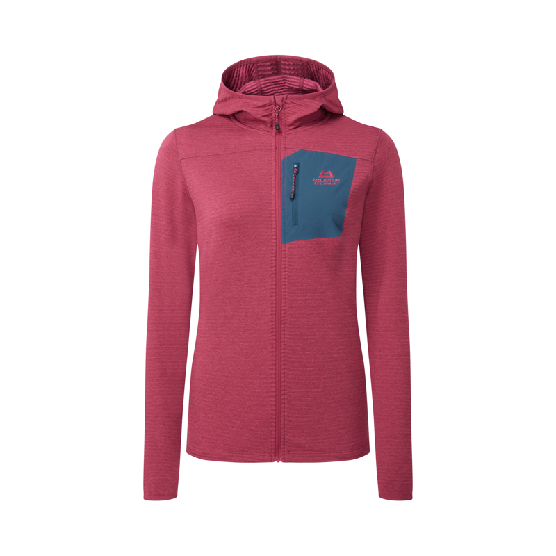 Mountain Equipment Women's Lumiko Hood Jacket Maroon / Majolica