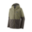 Patagonia Men's Boulder Fork Rain Jacket Forge Grey w/River Rock Green